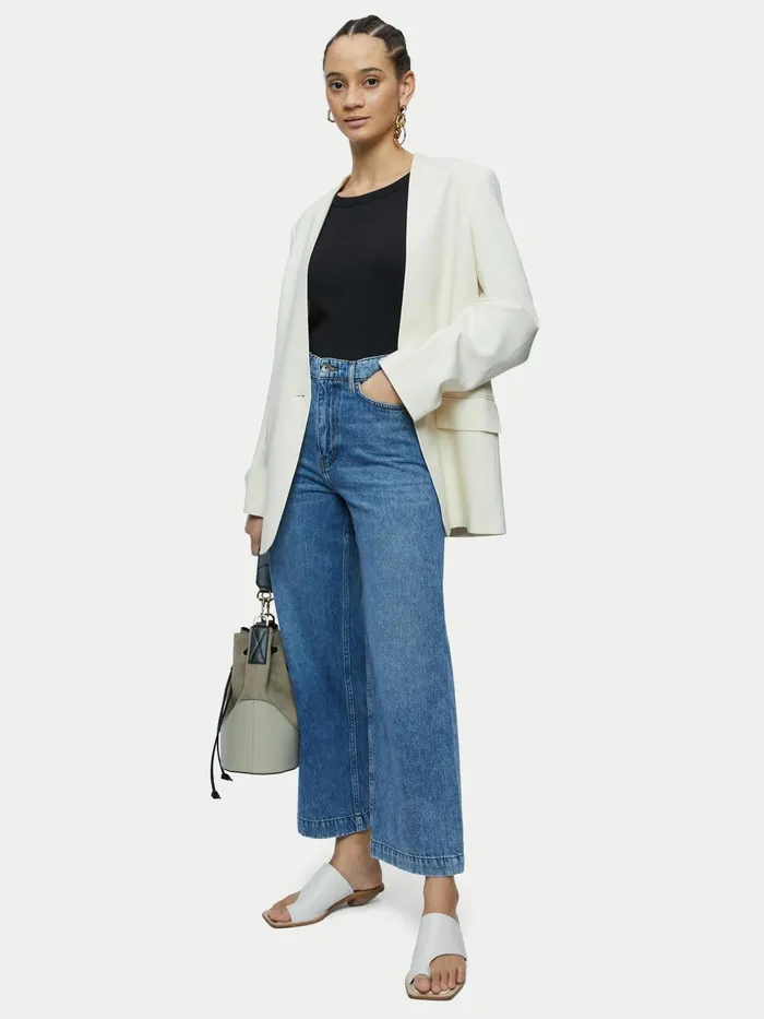 Jigsaw Jeans Women Tyne Wide Leg Jean Blue