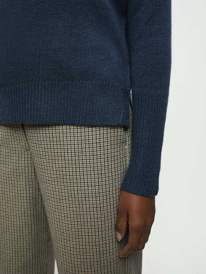 Jigsaw Knitwear and Cashmere Women Boxy Cashmere V Jumper Grey