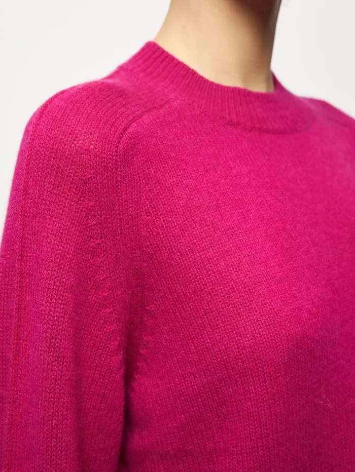 Jigsaw Knitwear and Cashmere Women Cashmere Quinn Raglan Jumper Pink