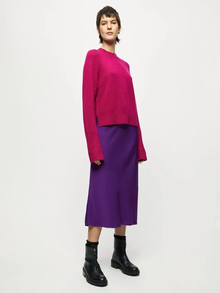 Jigsaw Knitwear and Cashmere Women Cashmere Quinn Raglan Jumper Pink