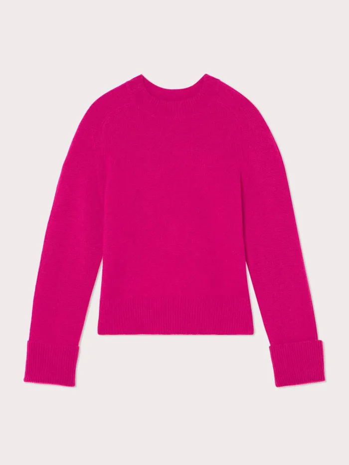 Jigsaw Knitwear and Cashmere Women Cashmere Quinn Raglan Jumper Pink