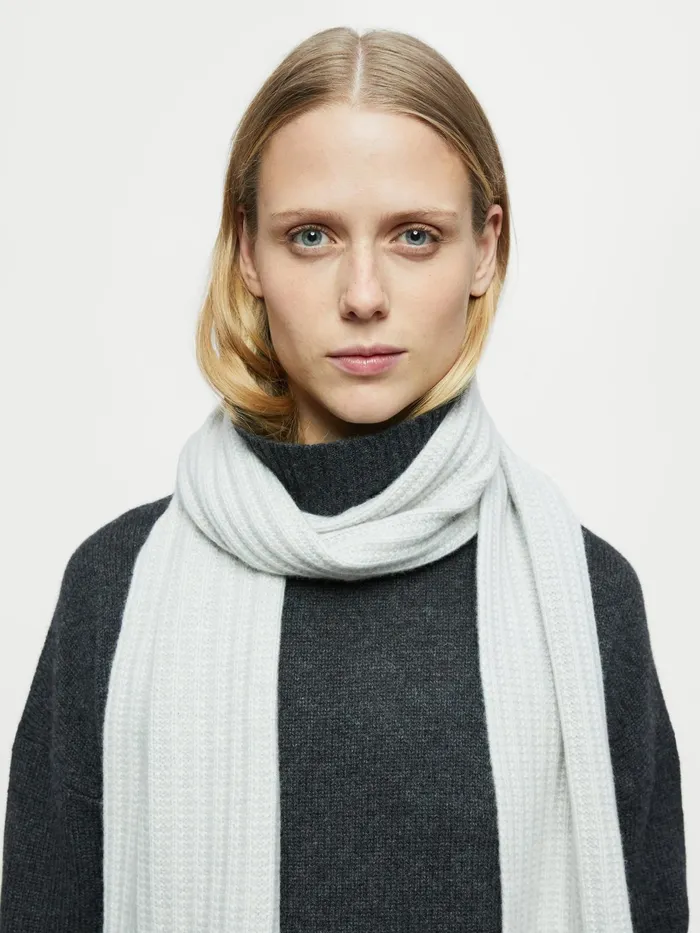 Jigsaw Ponchos and Scarves Women Cashmere Scarf Grey