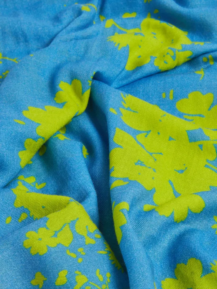 Jigsaw Ponchos and Scarves Women Eclipse Wool Silk Scarf Green