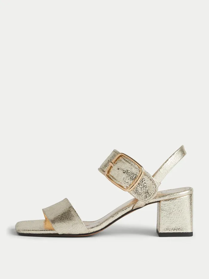 Jigsaw Shoes and Sandals Women Maybell Metallic Heeled Sandal Yellow