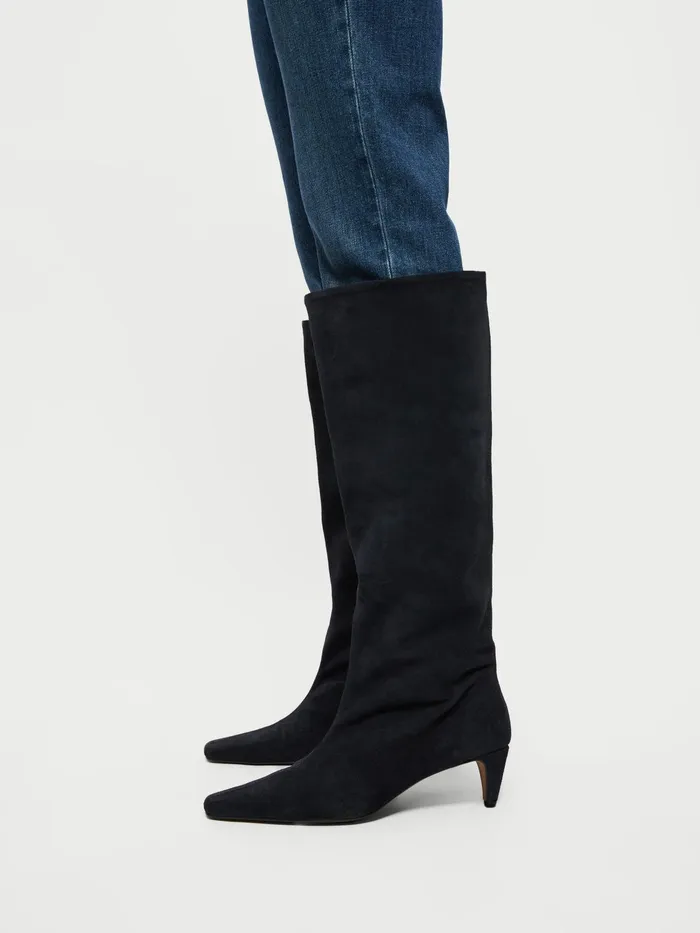 Jigsaw Shoes and Sandals Women Oslo Suede Knee High Boot Blue