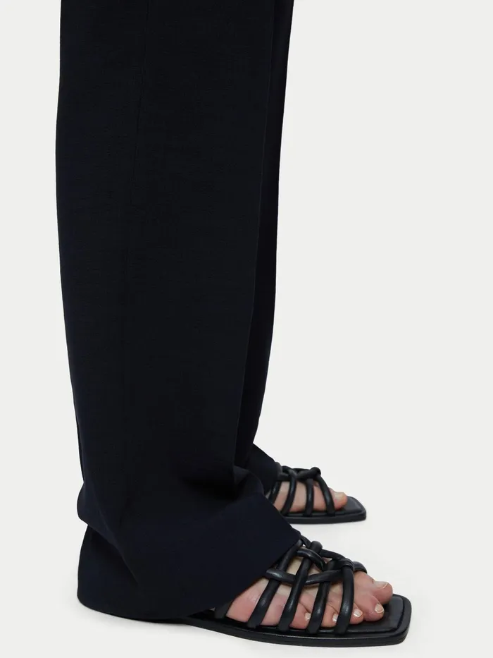 Jigsaw Trousers Women Crosshatch Mason Trouser Blue
