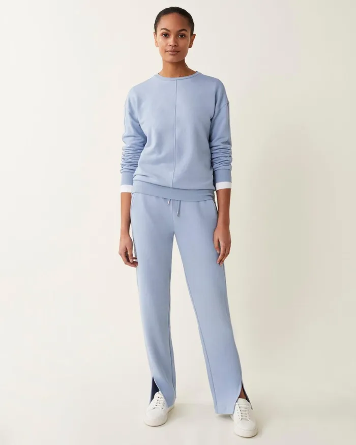 Jigsaw Trousers Women Luxe Trackpant Blue