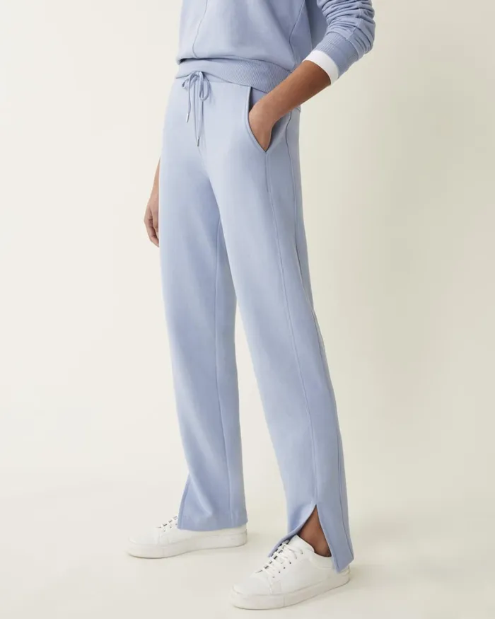 Jigsaw Trousers Women Luxe Trackpant Blue