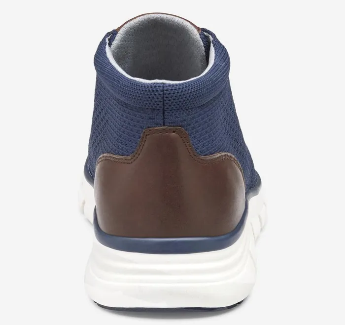 Johnston and Murphy Amherst Lug Knit Chukka Boot Navy Knit Men Boots Johnston and Murphy Amherst Lug Knit Chukka Boot Navy Knit Men Boots
