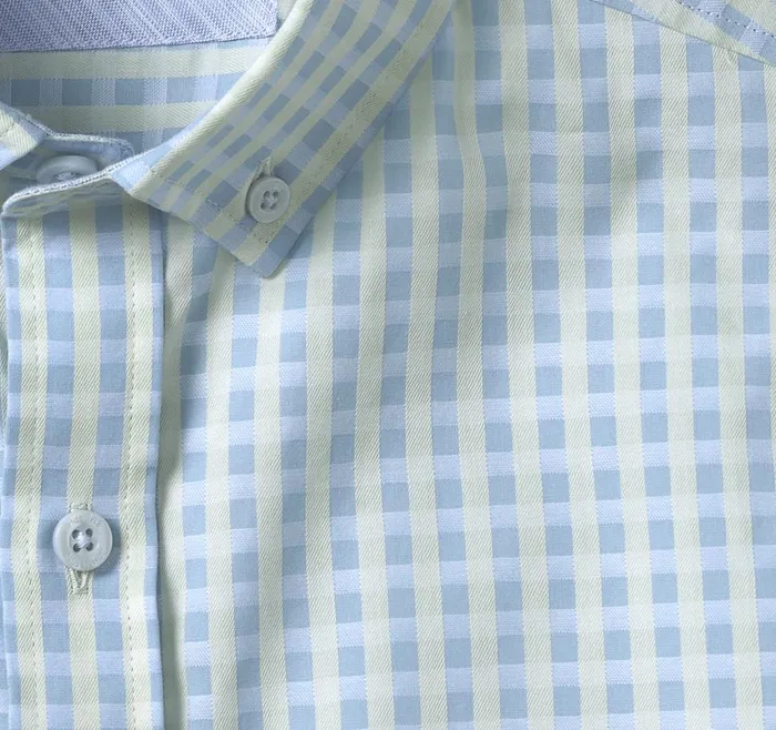 Johnston and Murphy ButtonCollar Premium Cotton Shirt Mint Gingham Men Shirts Johnston and Murphy ButtonCollar Premium Cotton Shirt Mint Gingham Men Shirts