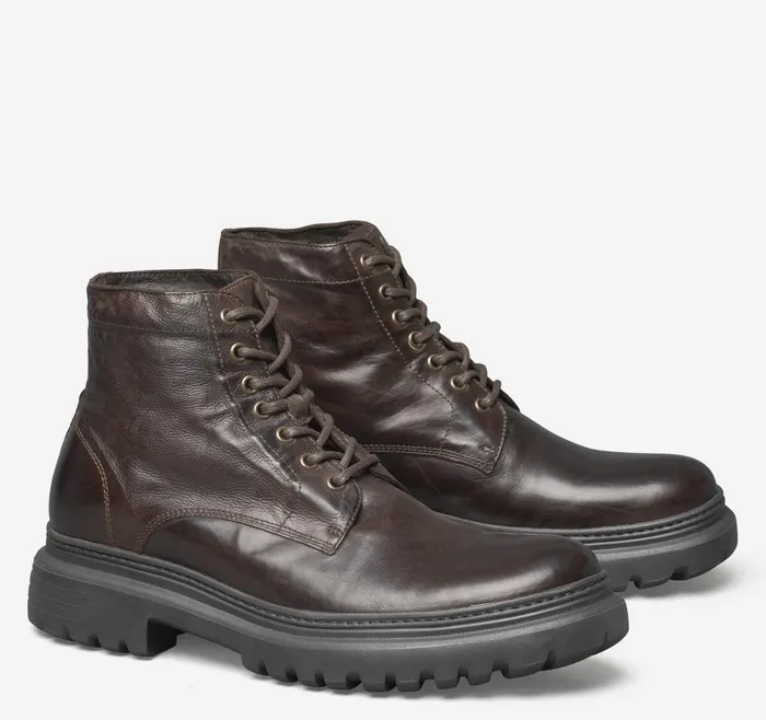 Johnston and Murphy Everson Plain Toe Shearling Boot Dark Brown Italian Calfskinshearling Men Boots Johnston and Murphy Everson Plain Toe Shearling Boot Dark Brown Italian Calfskinshearling Men Boots