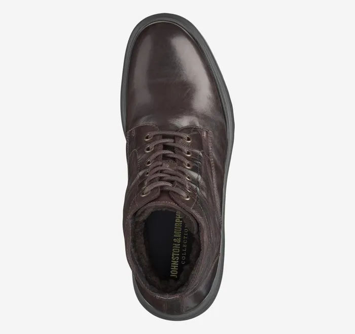 Johnston and Murphy Everson Plain Toe Shearling Boot Dark Brown Italian Calfskinshearling Men Boots Johnston and Murphy Everson Plain Toe Shearling Boot Dark Brown Italian Calfskinshearling Men Boots