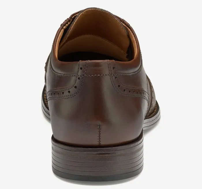 Johnston and Murphy Lewis Embossed Wingtip Tan Full Grain Men Dress Classics Johnston and Murphy Lewis Embossed Wingtip Tan Full Grain Men Dress Classics
