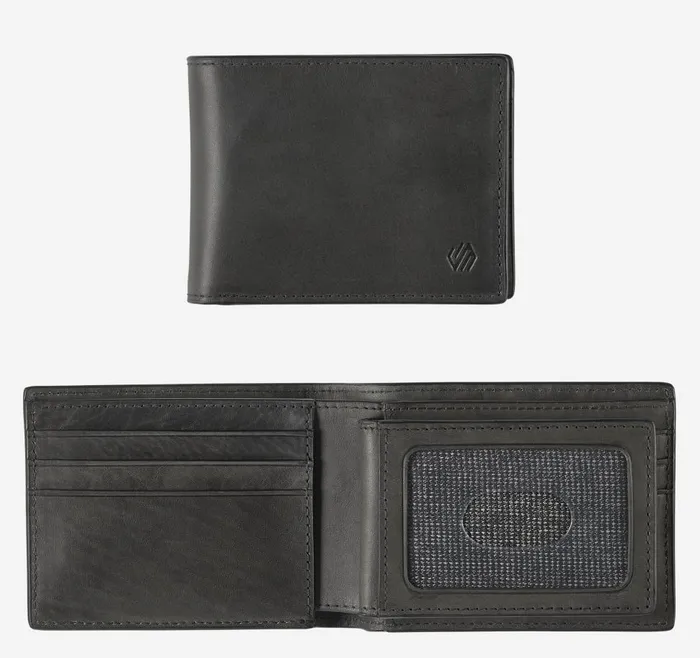 Johnston and Murphy Rhodes 2in1 Billfold Wallet Black Full Grain Men Wallets
