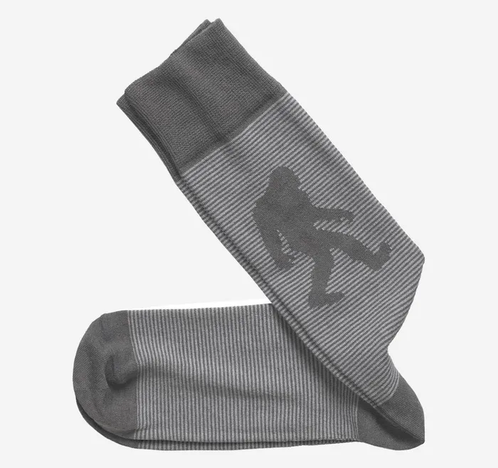 Johnston and Murphy Striped Socks Gray Yeti Men Socks