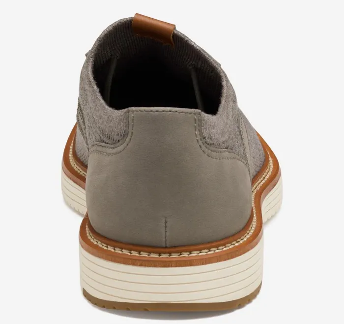 Johnston and Murphy Upton Knit Plain Toe Gray Knit Men LaceUps Johnston and Murphy Upton Knit Plain Toe Gray Knit Men LaceUps