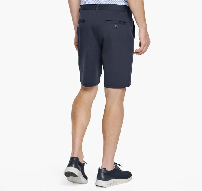 Johnston and Murphy XC Flex Knit Shorts Navy Solid Men Shorts