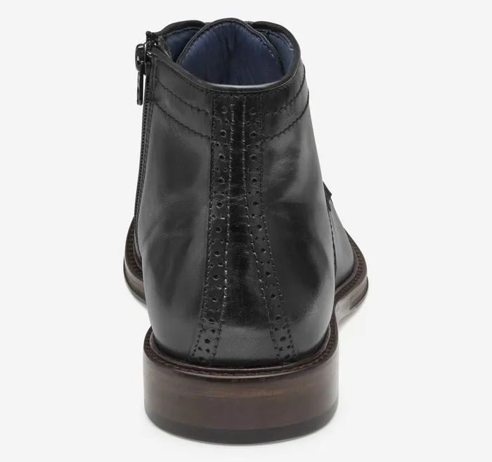 Johnston and Murphy XC Flex Raleigh Cap Toe Zip Boot Black Full Grain Men Boots Johnston and Murphy XC Flex Raleigh Cap Toe Zip Boot Black Full Grain Men Boots