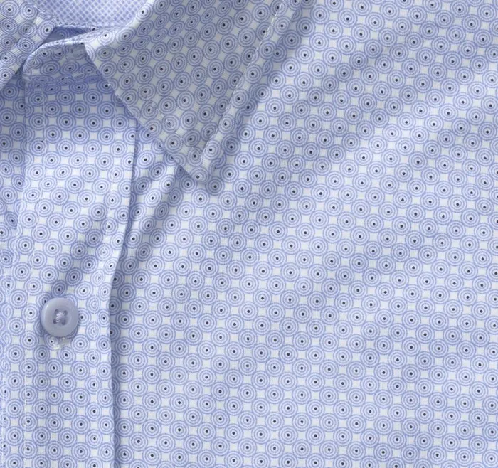 Johnston and Murphy XC Flex Stretch LongSleeve Shirt Light Blue Circle Men Shirts Johnston and Murphy XC Flex Stretch LongSleeve Shirt Light Blue Circle Men Shirts