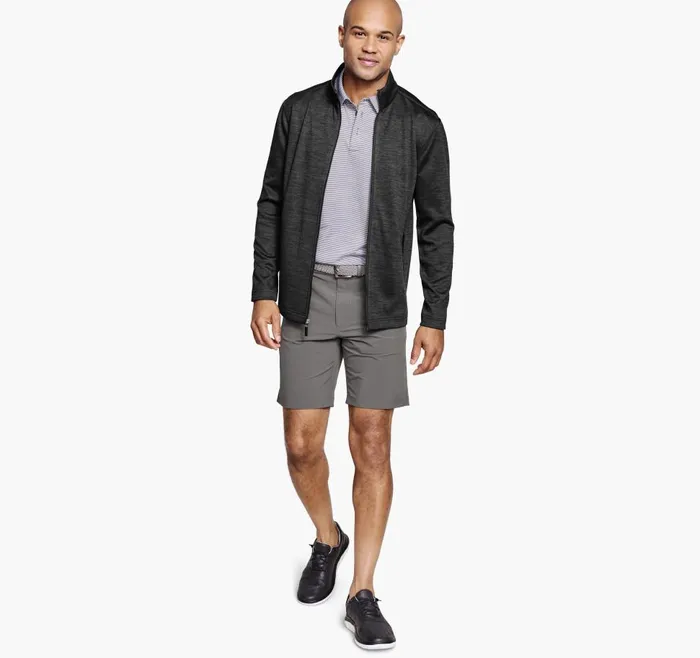 Johnston and Murphy XC4 Performance Knit FullZip Black Men Sweaters and Knits Johnston and Murphy XC4 Performance Knit FullZip Black Men Sweaters and Knits