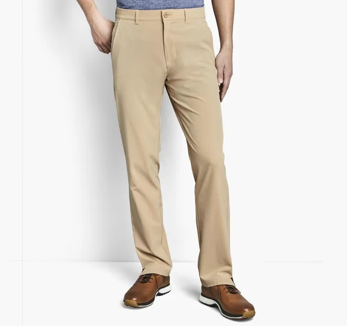 Johnston and Murphy XC4 Performance Pants Khaki Men Pants and Jeans