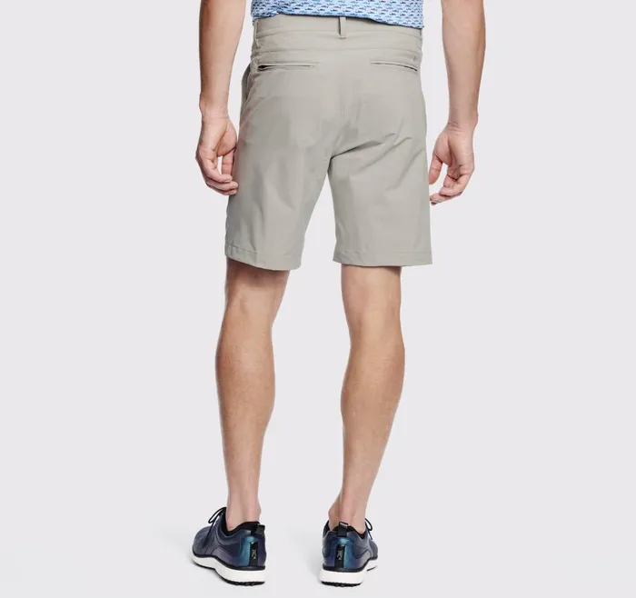 Johnston and Murphy XC4 Performance Shorts Taupe Solid Men Shorts Johnston and Murphy XC4 Performance Shorts Taupe Solid Men Shorts
