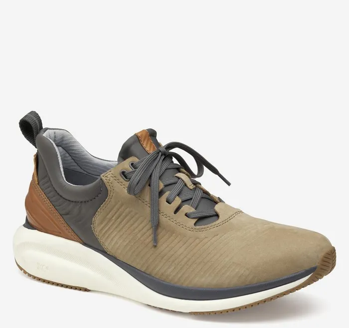 Johnston and Murphy XC4 TR1Luxe Hybrid Beige Nubuck Men LaceUps