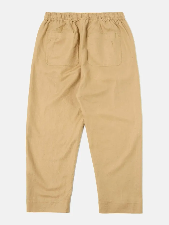 Judo Pant In Sand Linen Cotton Suiting Men Universal Works Trousers