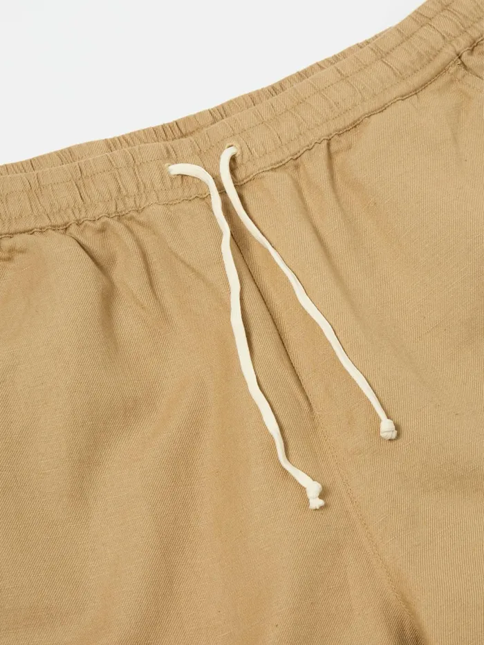 Judo Pant In Sand Linen Cotton Suiting Men Universal Works Trousers