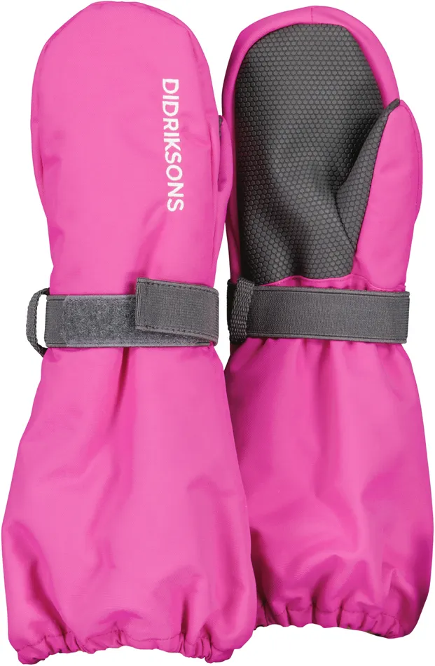 Kids Biggles Mittens Plastic Pink Didriksons Gloves and Mittens