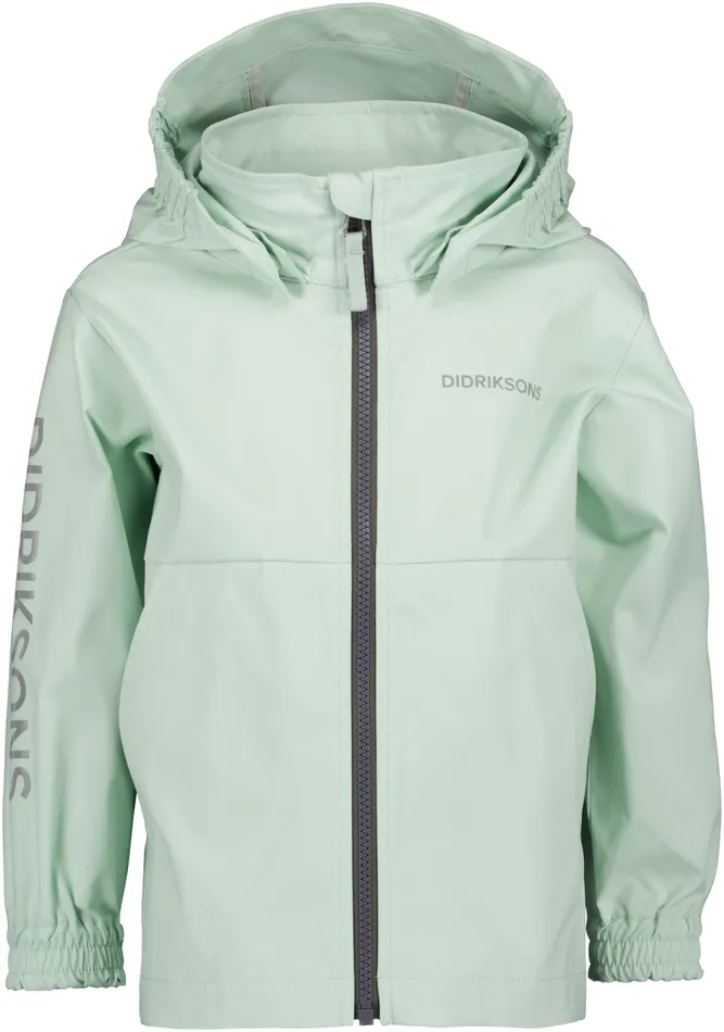 Kids Hallon Jacket Pale Mint Didriksons Spring Jackets