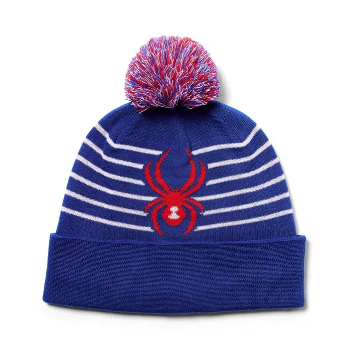 Kids Icebox Pom Electric Blue Spyder Hats