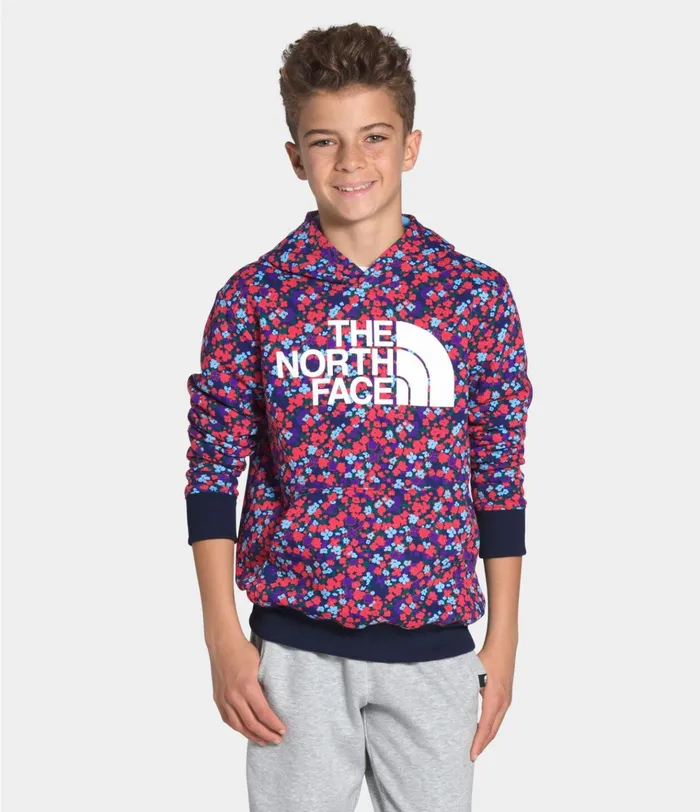 Kids Logowear Pullover Hoodie Paradise Pink Wildflower Print The North Face Fleece Kids Logowear Pullover Hoodie Paradise Pink Wildflower Print The North Face Fleece