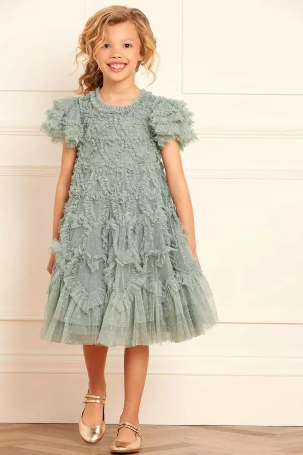 KIDS Needle and Thread Amorette Kids Dress Green