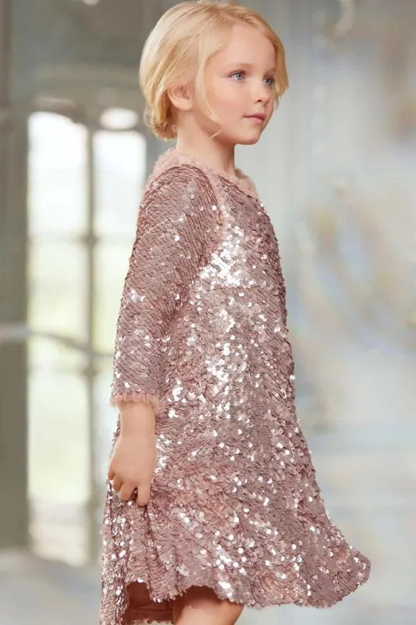 KIDS Needle and Thread Hallie Kids Dress Pink