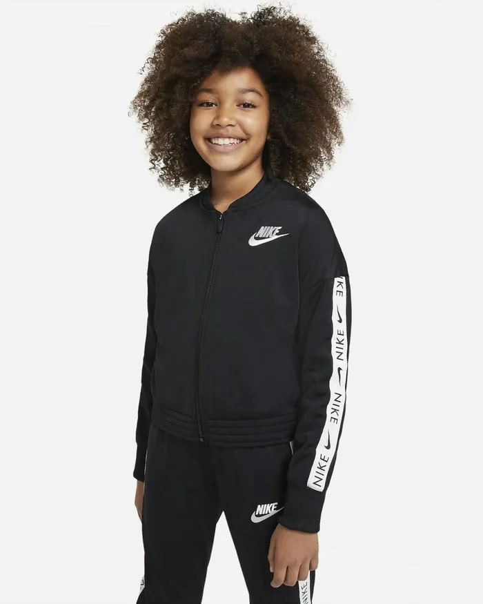 Kids Nike All Clothing Sportswear Blackwhitewhite