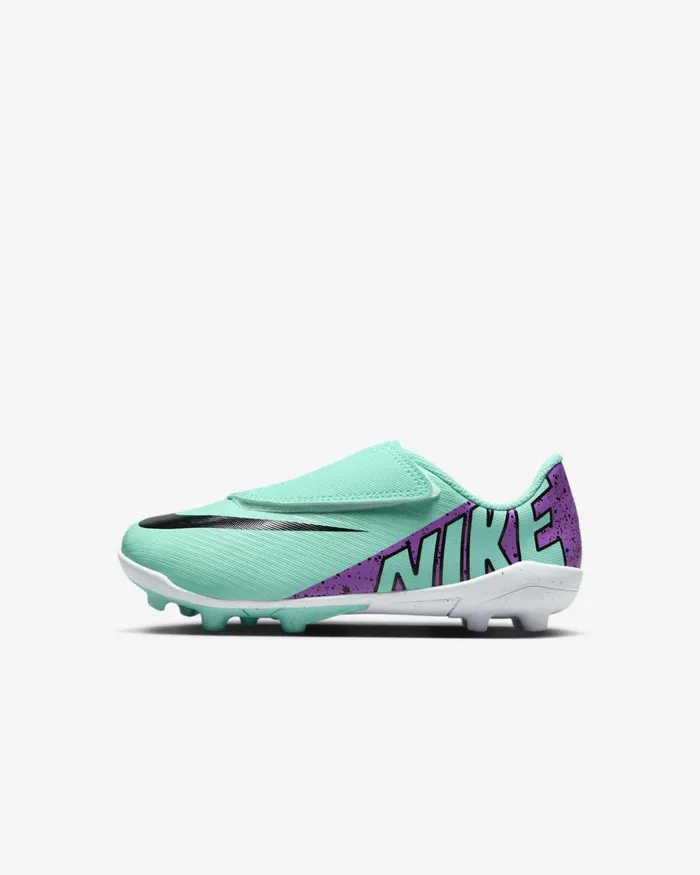 Kids Nike Football Jr Mercurial Vapor 15 Club Hyper Turquoiseblackwhitefuchsia Dream