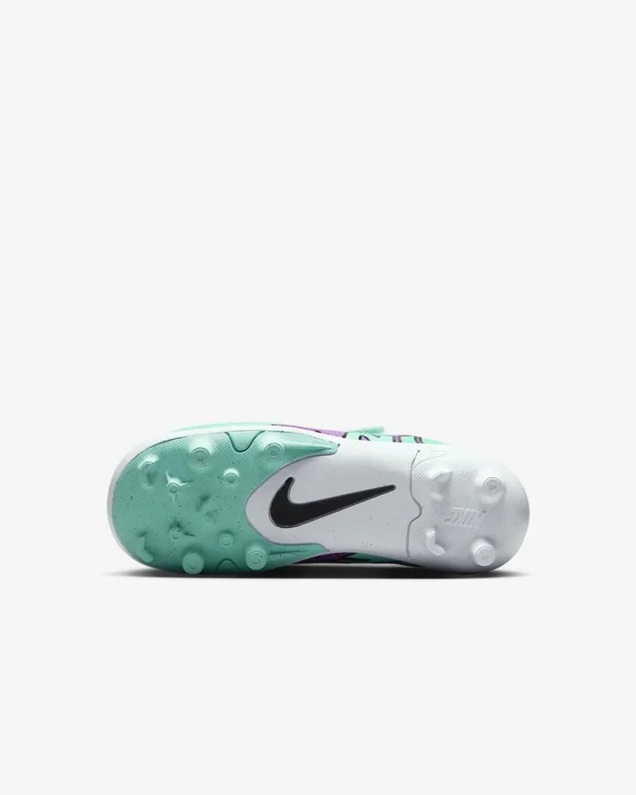 Kids Nike Football Jr Mercurial Vapor 15 Club Hyper Turquoiseblackwhitefuchsia Dream