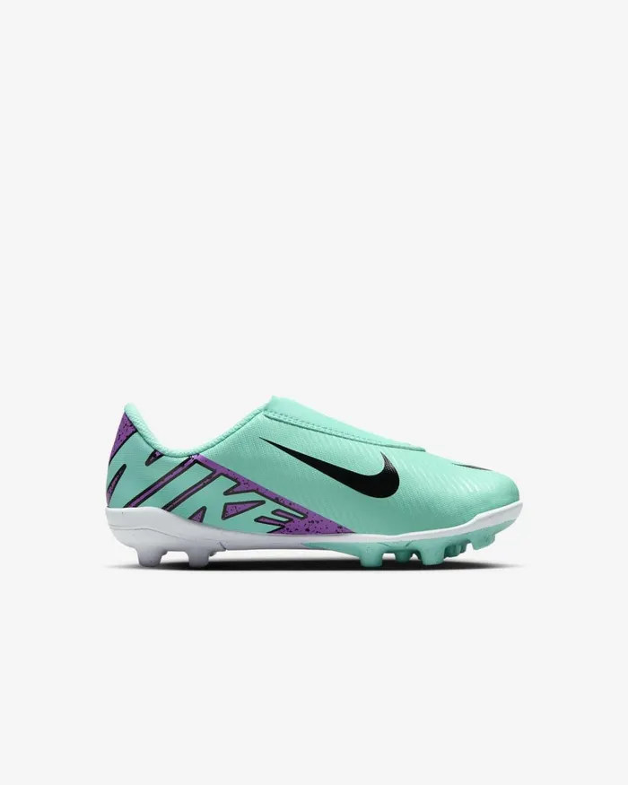 Kids Nike Football Jr Mercurial Vapor 15 Club Hyper Turquoiseblackwhitefuchsia Dream