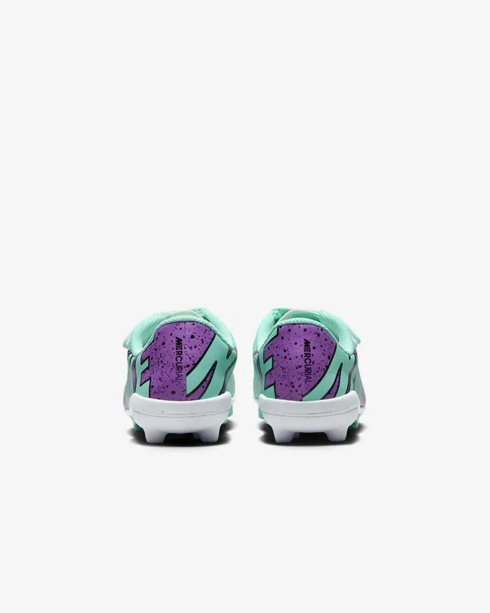Kids Nike Football Jr Mercurial Vapor 15 Club Hyper Turquoiseblackwhitefuchsia Dream