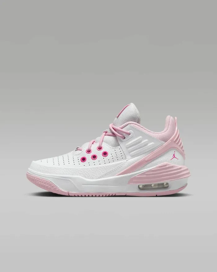 Kids Nike Jordan Jordan Max Aura 5 Whitefierce Pinkmedium Soft Pink