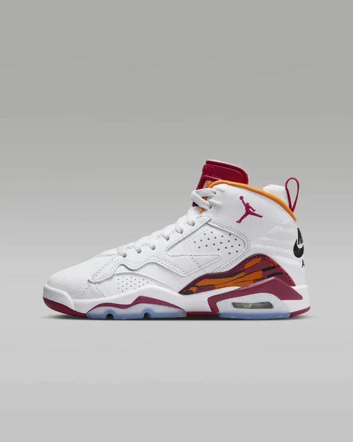 Kids Nike Jordan Jumpman MVP Whitevivid Orangeblackcardinal Red