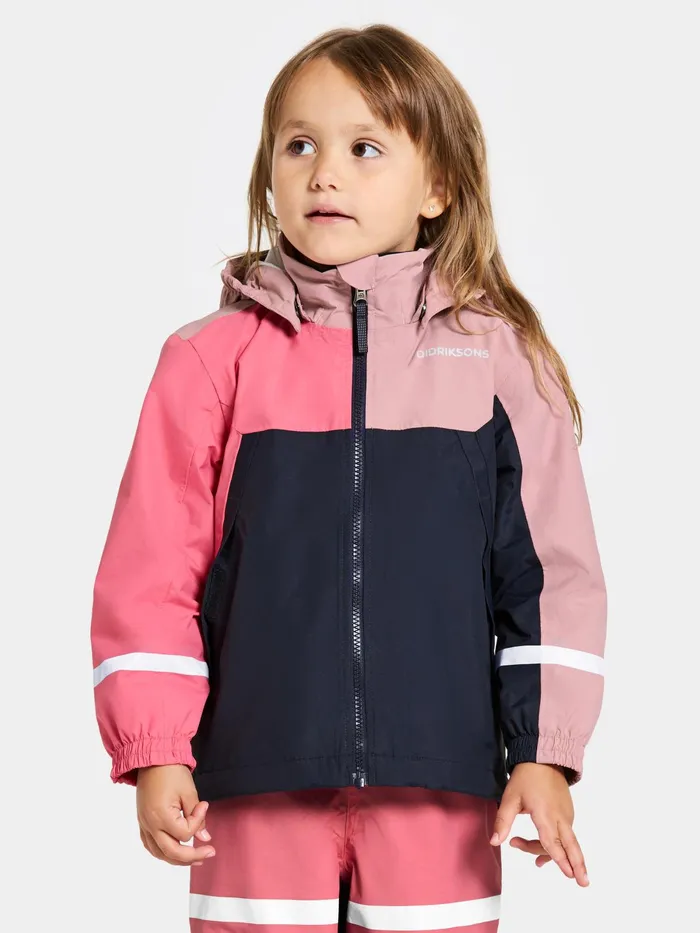 Kids Pilvi Jacket Soft Pink Didriksons Spring Jackets