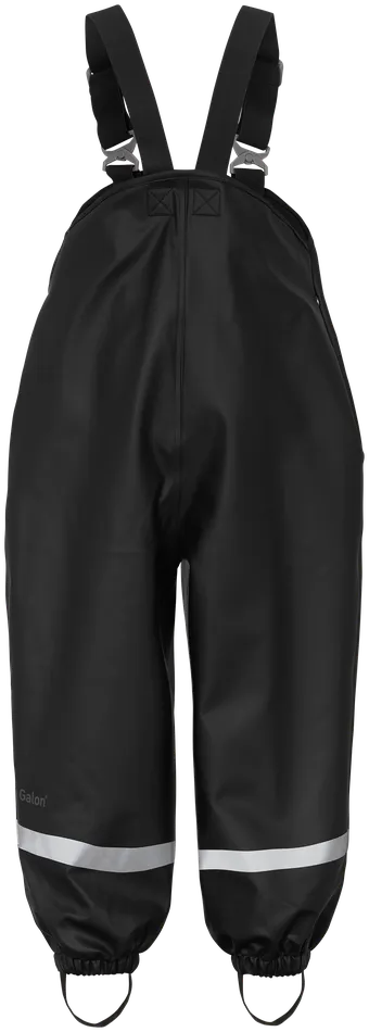 Kids Plaskeman Kid039s Pants Galon Black Didriksons Waterproof Trousers