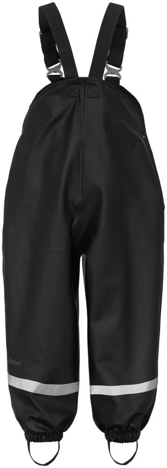 Kids Plaskeman Kid039s Pants Galon Black Didriksons Waterproof Trousers