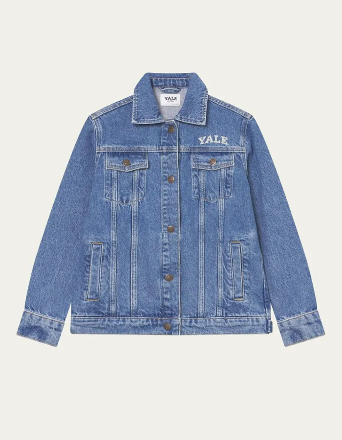 Kids Rally Yale Bulldog Denim Jacket KIDS 8211 Medium Indigo Wash Les Deux Yale Kids Rally Yale Bulldog Denim Jacket KIDS 8211 Medium Indigo Wash Les Deux Yale