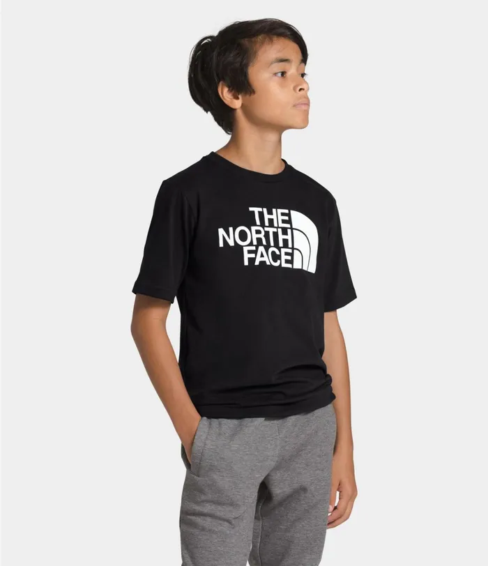 Kids Short Sleeve Half Dome Tee Tnf Black The North Face Tops
