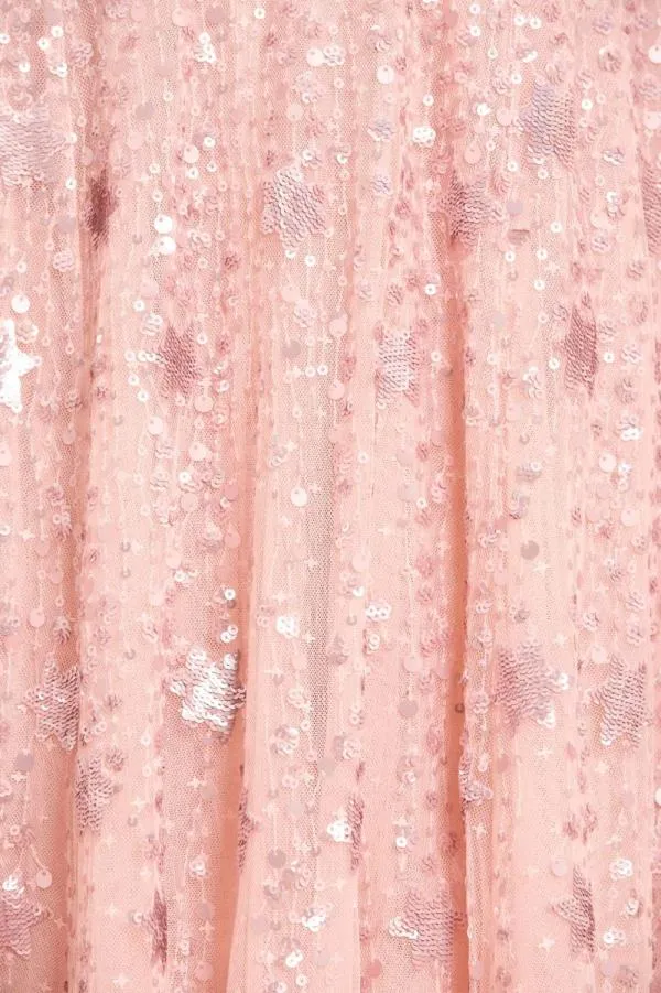 KIDSWomen Needle and Thread Shooting Stars Long Sleeve Ankle Gown Pink KIDSWomen Needle and Thread Shooting Stars Long Sleeve Ankle Gown Pink