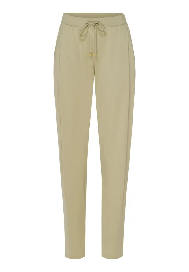 Knit Long Pant Moss Green Women HANRO Pajama Bottoms