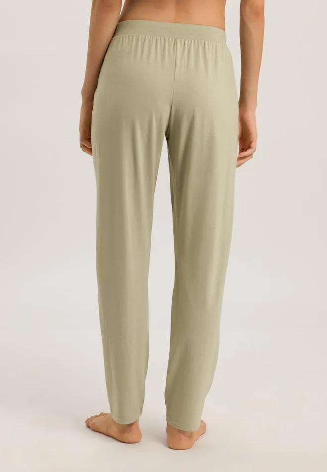 Knit Long Pant Moss Green Women HANRO Pajama Bottoms